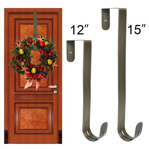 christmas house metal wreath hanger|christmas wreath hanger for door.